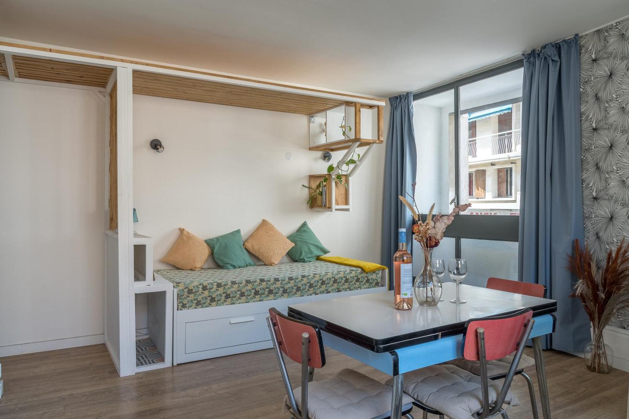 *Las Flores* Joli Studio Avec Balcon Marseille Exterior photo